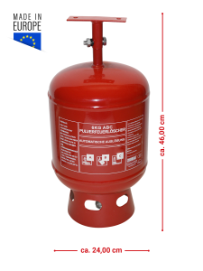 Preview: Mobiak 6kg Automatik Pulver Feuerlöscher Löschanlage, Auslösung 68°C